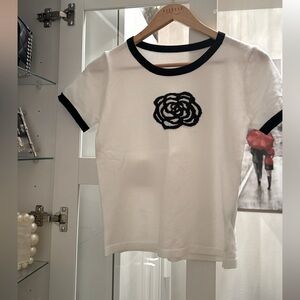 NWOT-Camille Flower Print Top